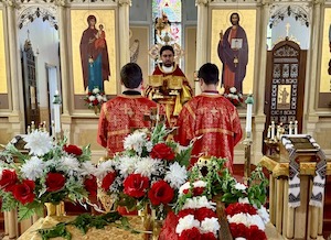 Photos from the Exaltation of the Holy Cross service
